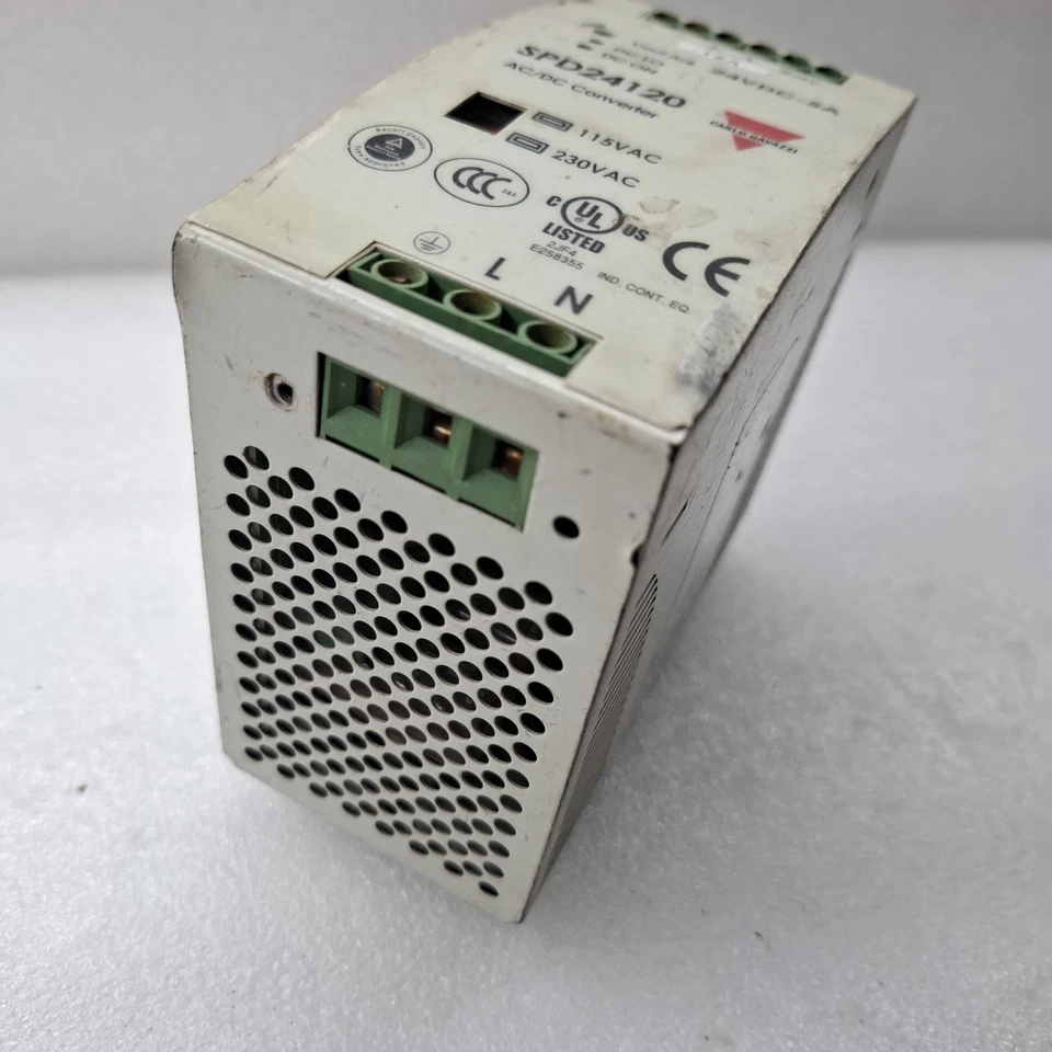 Carlo Gavazzi SPD24120 24VDC 5A DIN Rail Power Supply AC/DC Converter 120W USED
